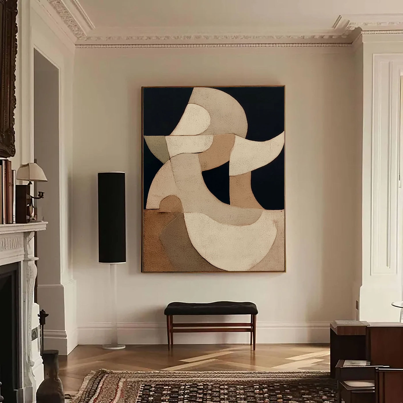 Abstract Form Harmony | Neutral Tones