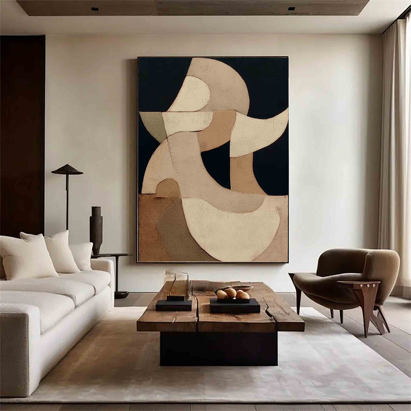 Abstract Form Harmony | Neutral Tones