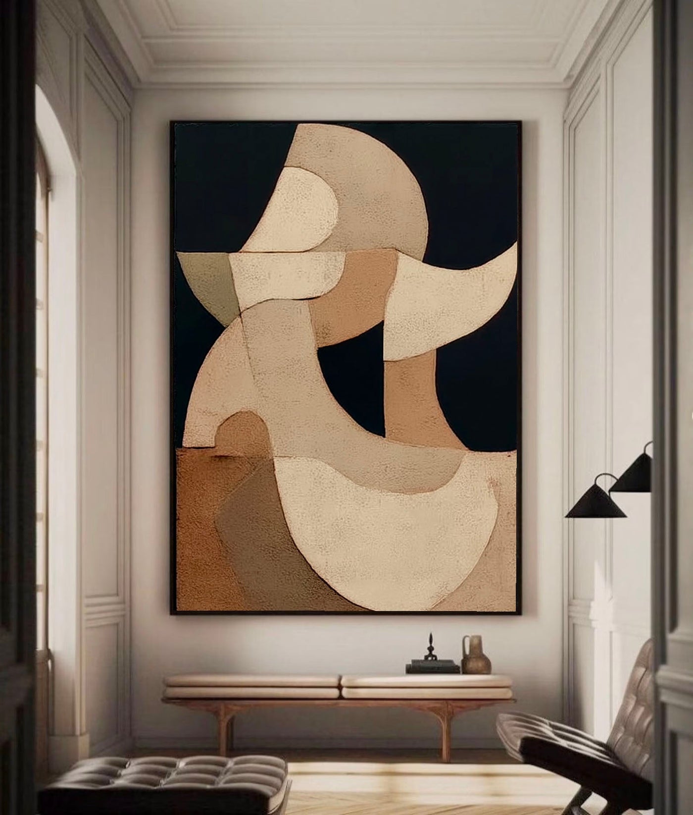 Abstract Form Harmony | Neutral Tones