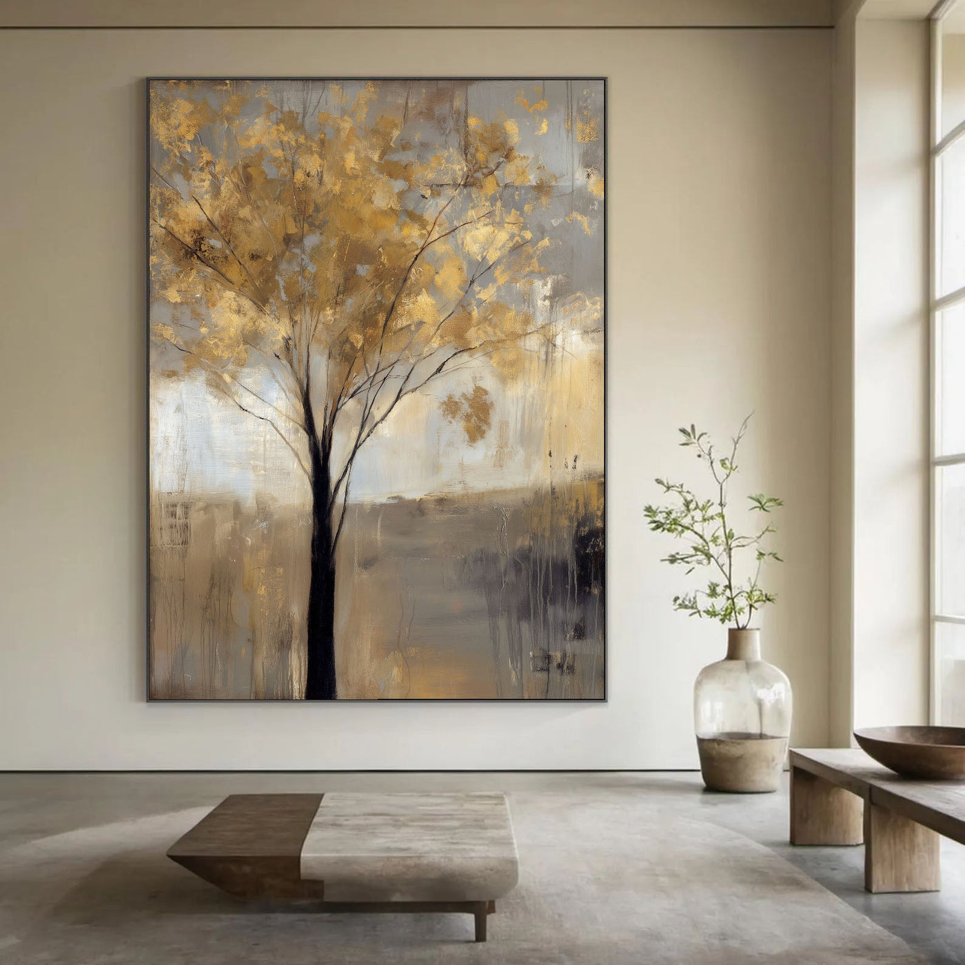 Textured Gilded Canopy | Golden Breeze