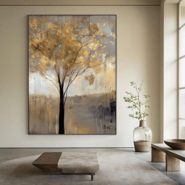 Textured Gilded Canopy | Golden Breeze