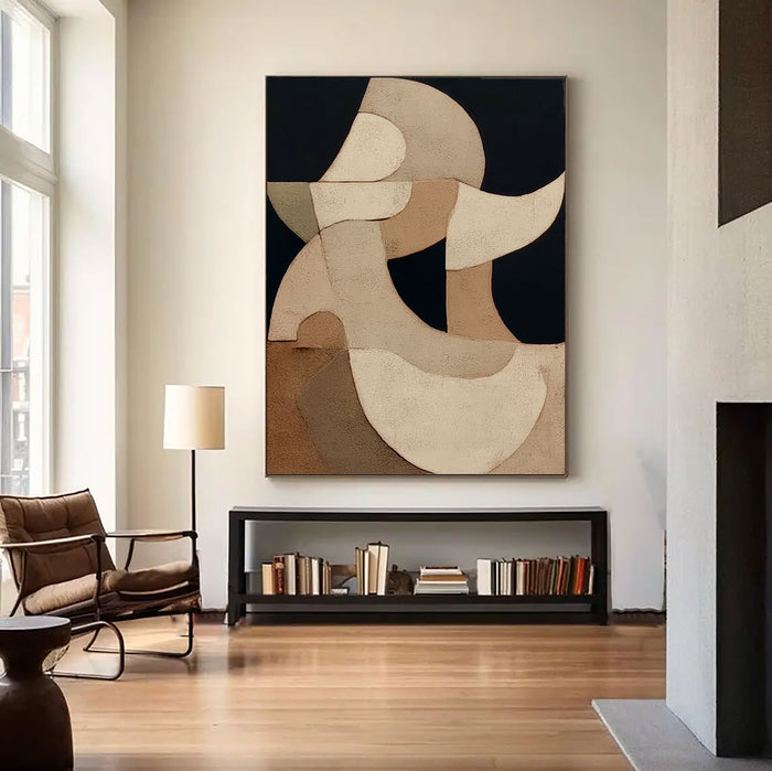Abstract Form Harmony | Neutral Tones