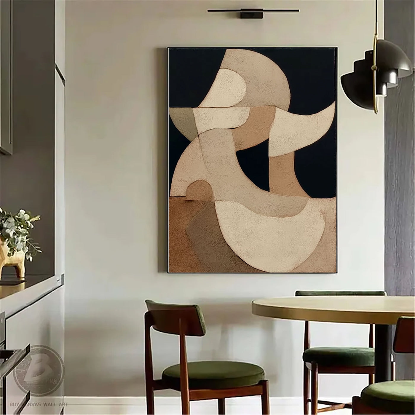 Abstract Form Harmony | Neutral Tones