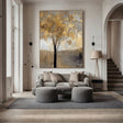 Textured Gilded Canopy | Golden Breeze