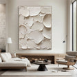 Textured Abstract Opulence | Cream Panache
