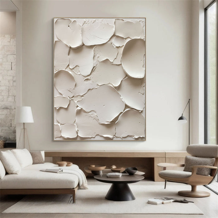 Textured Abstract Opulence | Cream Panache