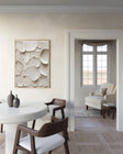 Textured Abstract Opulence | Cream Panache