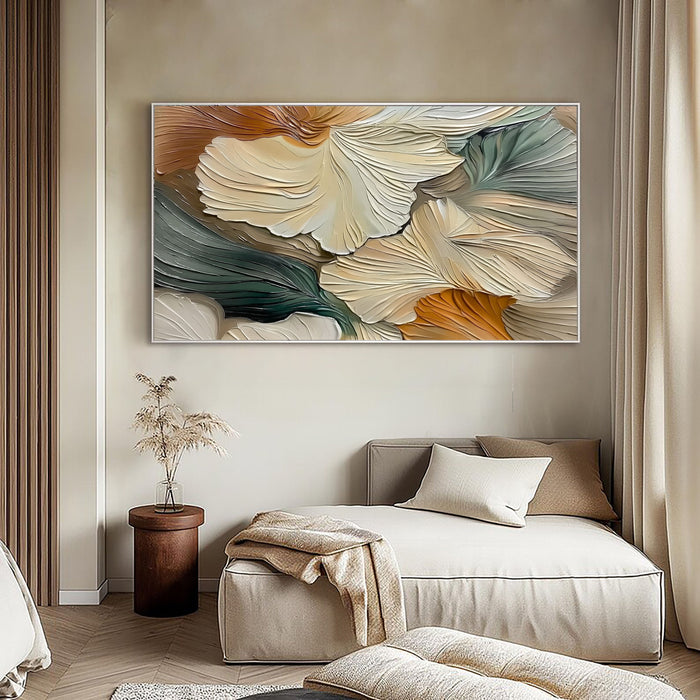 Textured Ginkgo Whisper | Earthy Tones