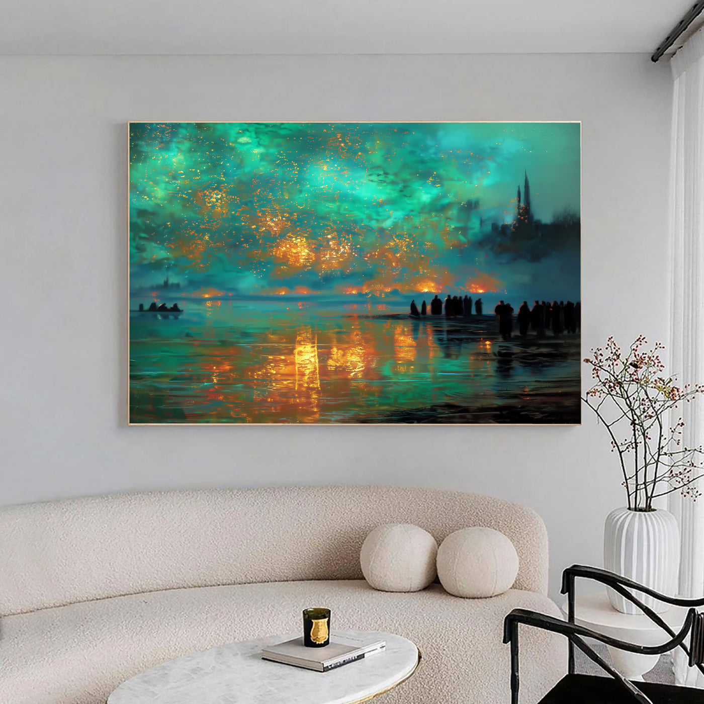 Starlit Waterside Dream | Aqua Glow