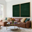 Green Minimalist Textured Wall Art Set of 2 #MT022
