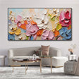 Flower & Tree Textured Abstract Wall Art #SF023