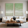 Ocean & Sky Abstract Set of 2 Wall Art #MO065