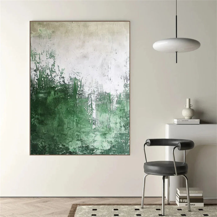 Green Abstract Wall Art  #AT101