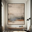 Beige and Brown Abstract Wall Art  #AT112