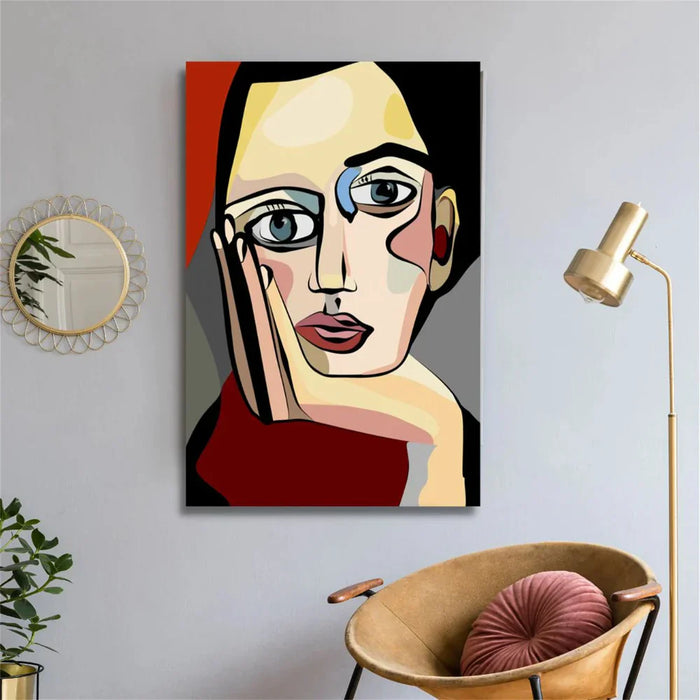 Abstract Portrait Wall Art #PB004