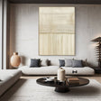Textured Cream Serenity | Subtle Ridges