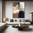 Textured Geometric Opulence | Neutral Contrast