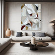 Textured Abstract Opulence | Neutral Swirl