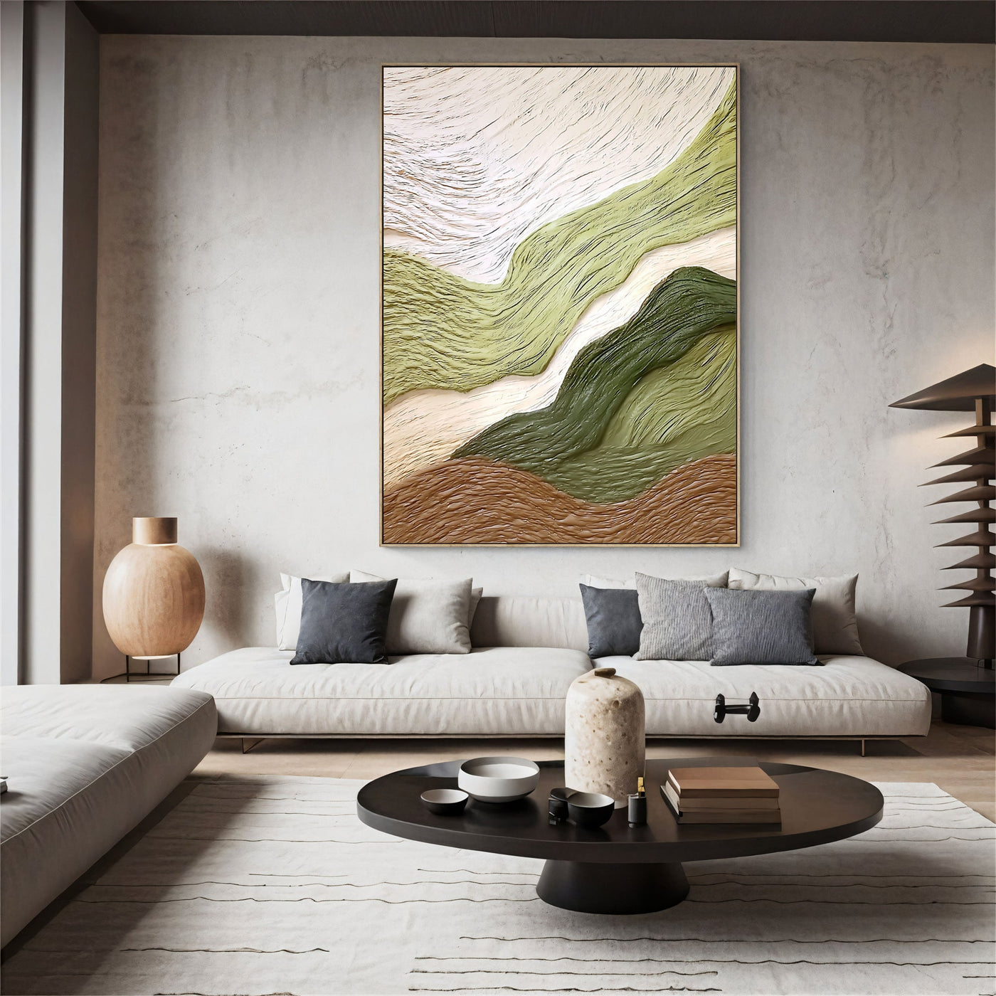 Textured Hillscape Opulence | Green Valleys