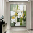Green Abstract Texture Wall Art  #AT129