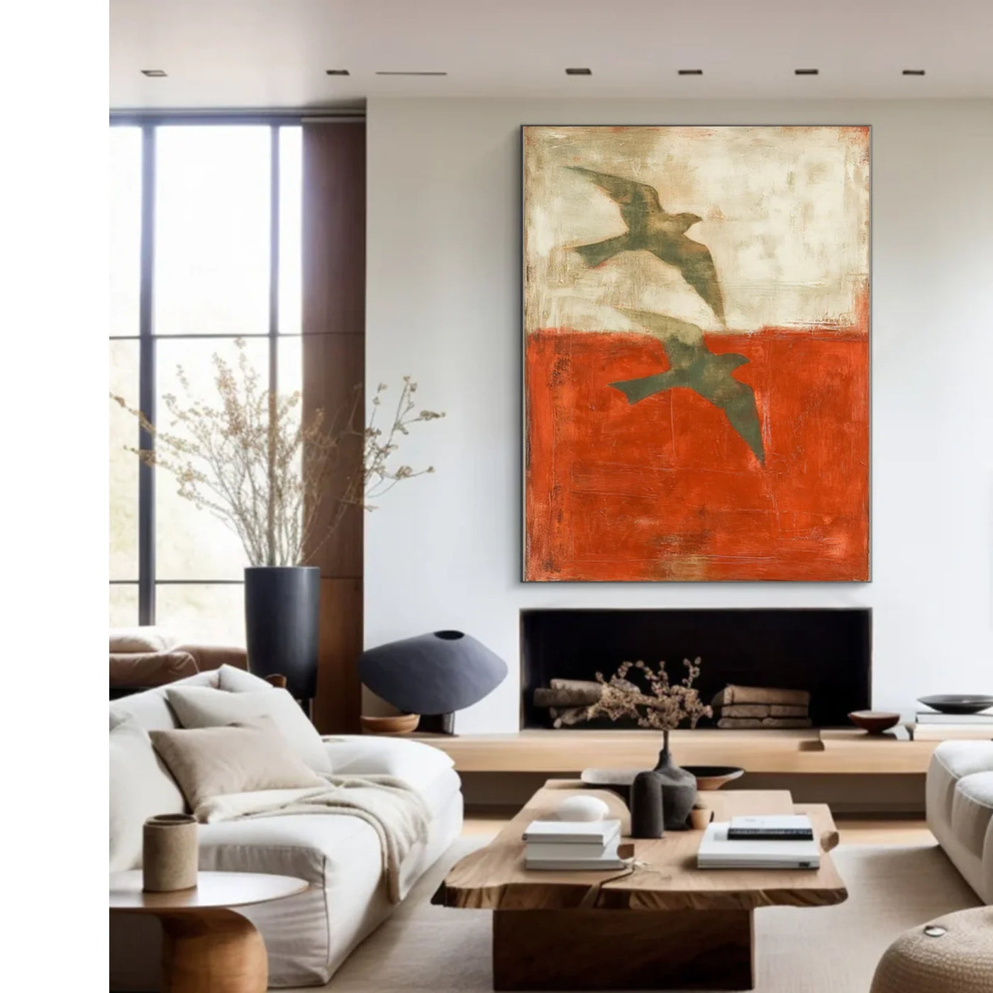 Abstract Bird Animal Wall Art #DL055