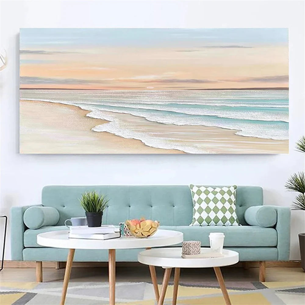 Ocean & Sky Textured Wall Art # MO009