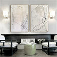 Wabi Sabi Abstract Wall Art Set of 2 #WT010