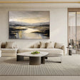 Ocean & Sky Abstract Wall Art #MO083