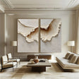 Ocean & Sky Textured Wall Art Set of 2 #MO074