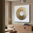 White Minimalist Textured Wall Art #MT124