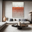 Textured Gradient Elegance | Rust Hues