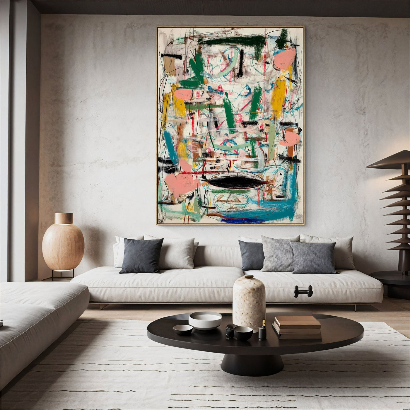 Textured Vibrant Abstraction | Bold Hues