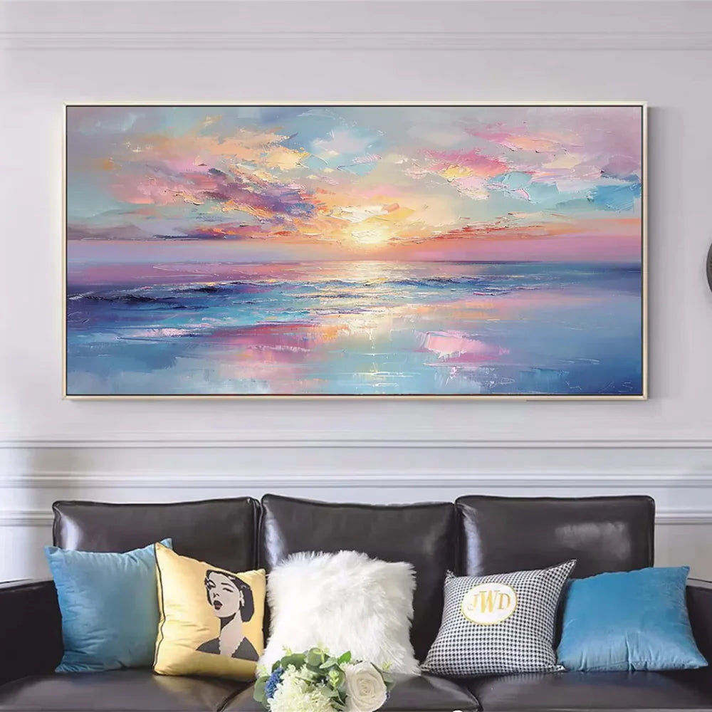 Ocean & Sky Textured Wall Art # MO036