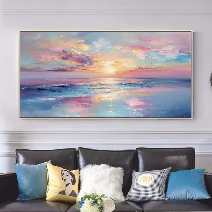Ocean & Sky Textured Wall Art # MO036