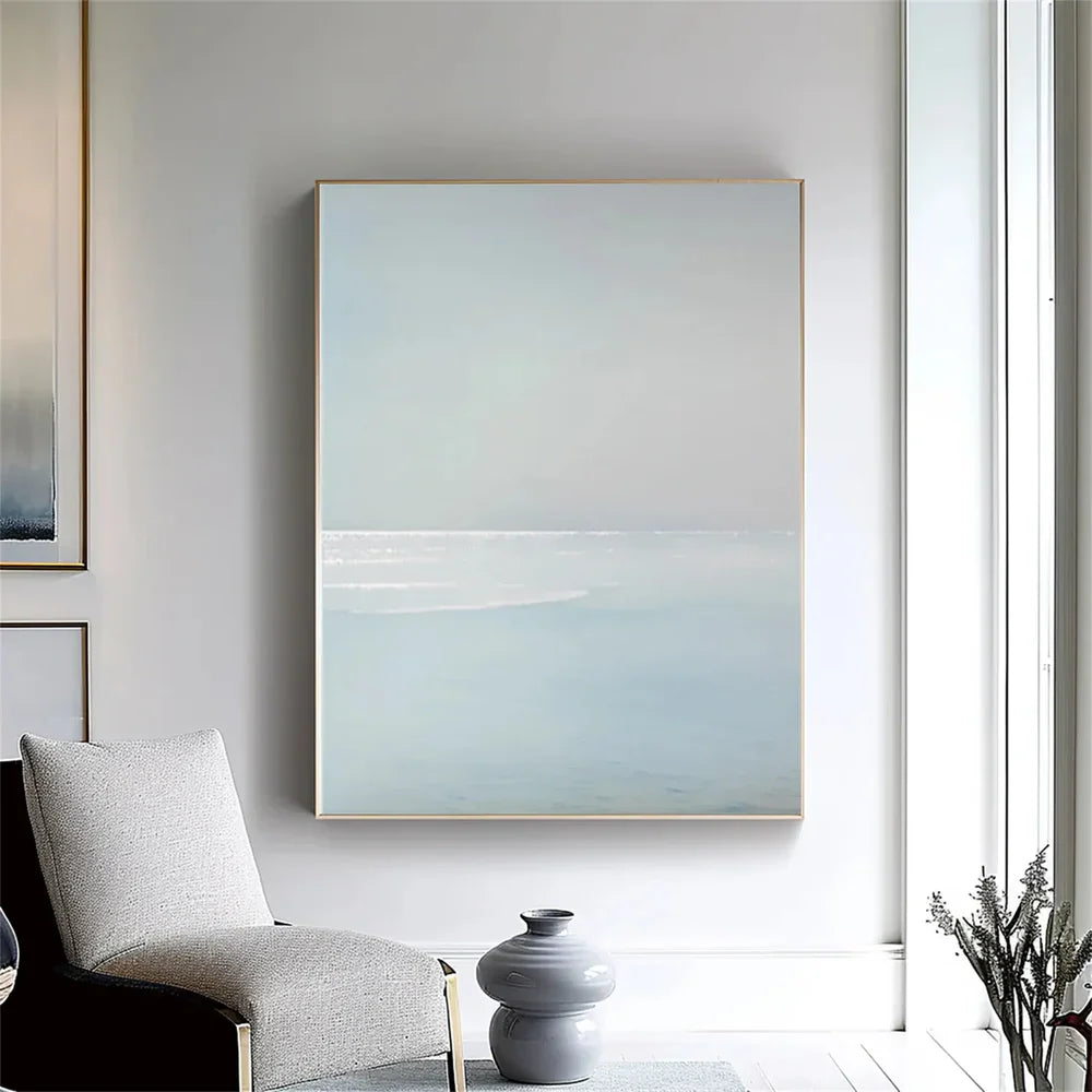 Ocean & Sky Abstract Wall Art #MO064