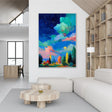 Ocean & Sky Abstract Wall Art #MO093
