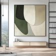Green Abstract Wall Art  #AT074