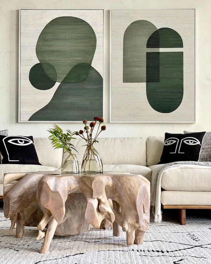 Wabi Sabi Textured Wall Art Set of 2 #WT004