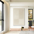 White Minimalist Textured Wall Art #MT141