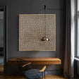 Beige and Brown Abstract Texture Wall Art  #AT009