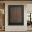 Black and Brown Abstract Texture Wall Art #AT011