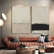 Wabi Sabi Abstract Wall Art Set of 2 #WT051
