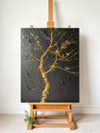 Textured Gilded Arbor | Noir Hues