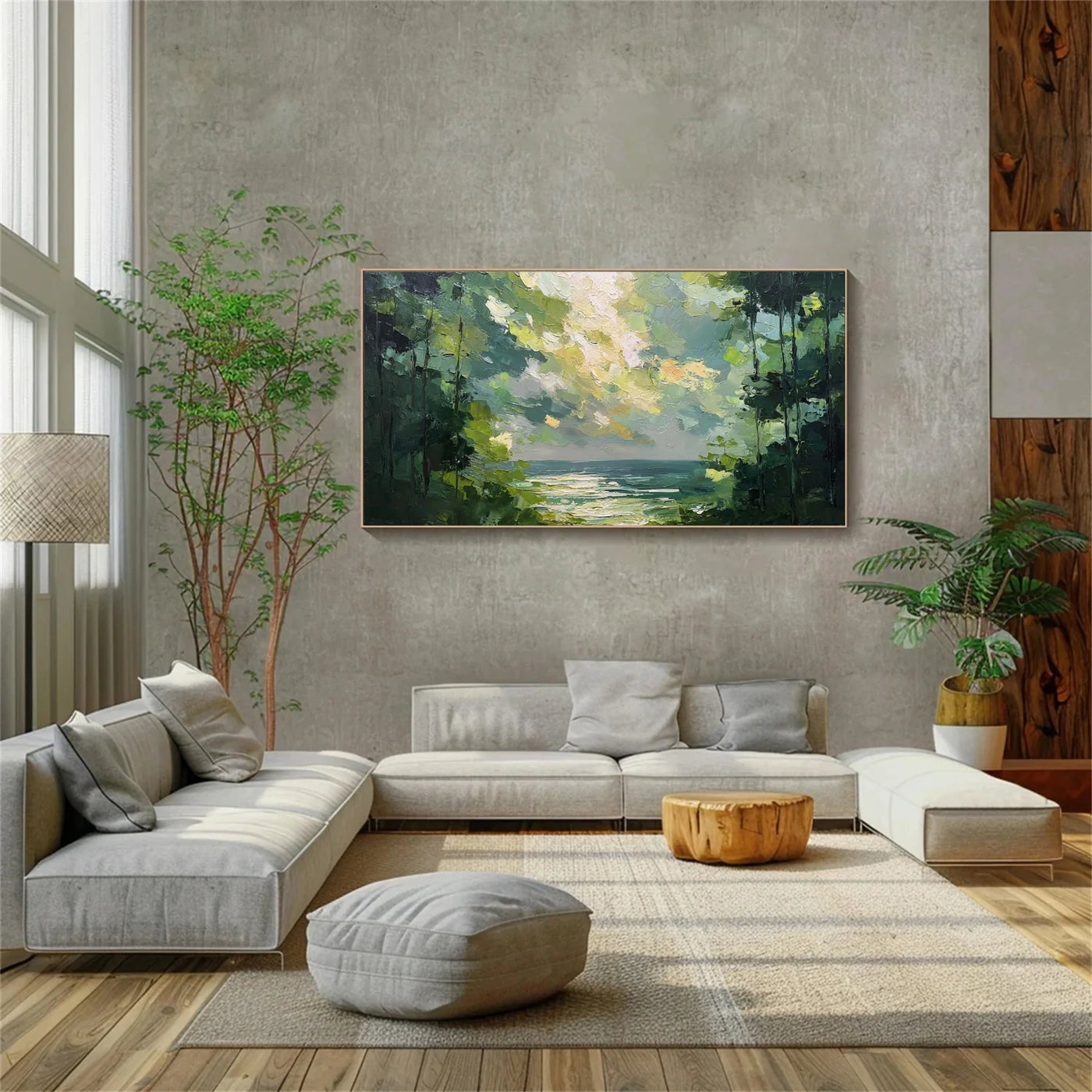 Flower & Tree Abstract Wall Art #SF062
