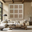 Beige & Brown Wabi Sabi Abstract Wall Art #WT040