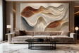Textured Wave Serenity | Earth Flow
