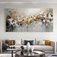 Flower & Tree Textured  Abstract Wall Art #SF066
