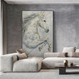 Abstract Horse Animal Textured Wall Art #DL001