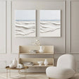 Ocean & Sky Textured Wall Art Set of 2 #MO077