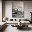 Craquelure Beige Horizons | Indigo Strata